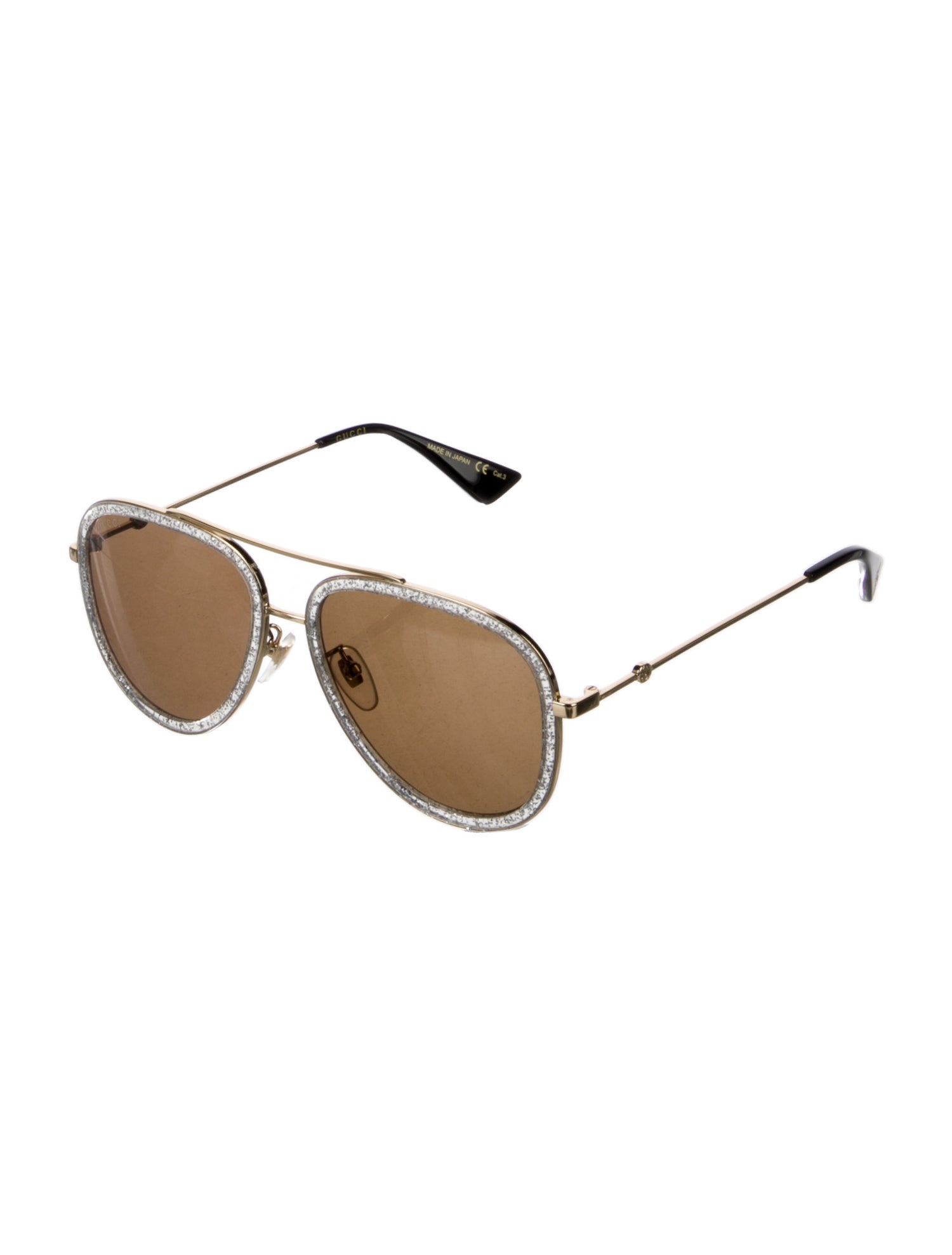 Gucci Aviator Mirrored Sunglasses